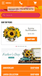 Mobile Screenshot of greenvillefloralandgifts.com